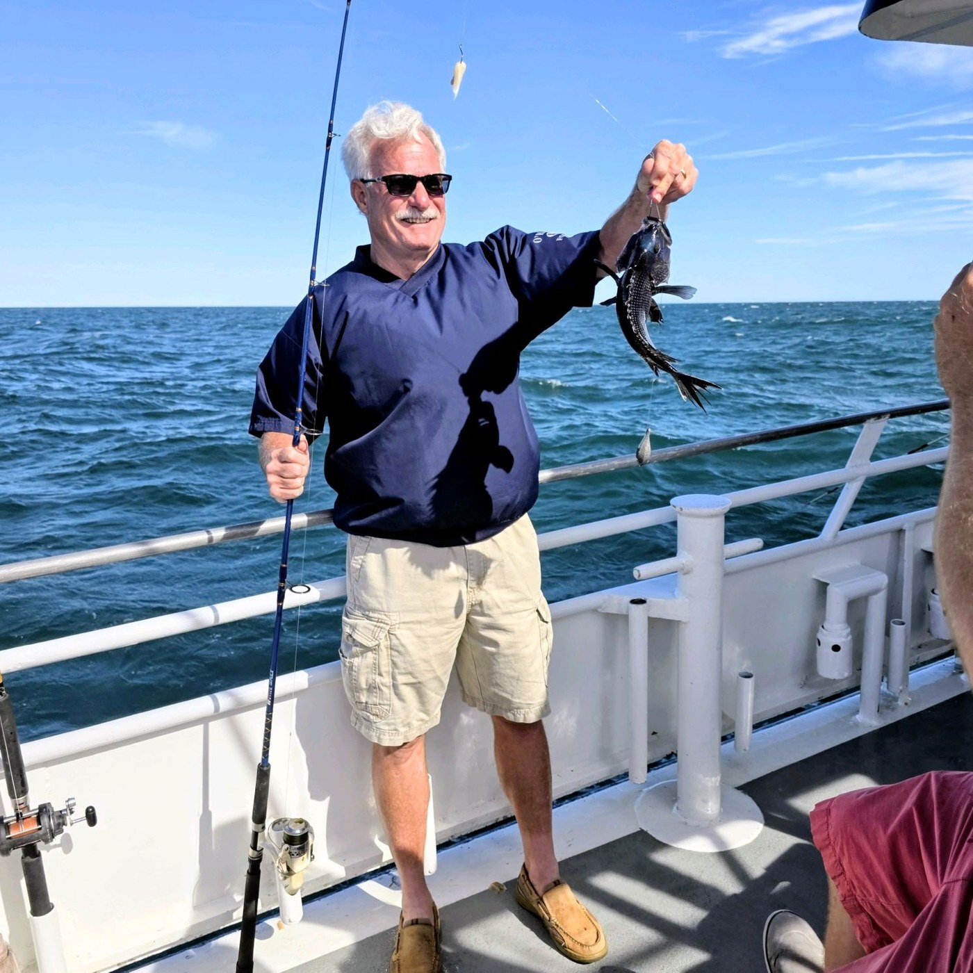Black sea bass catch