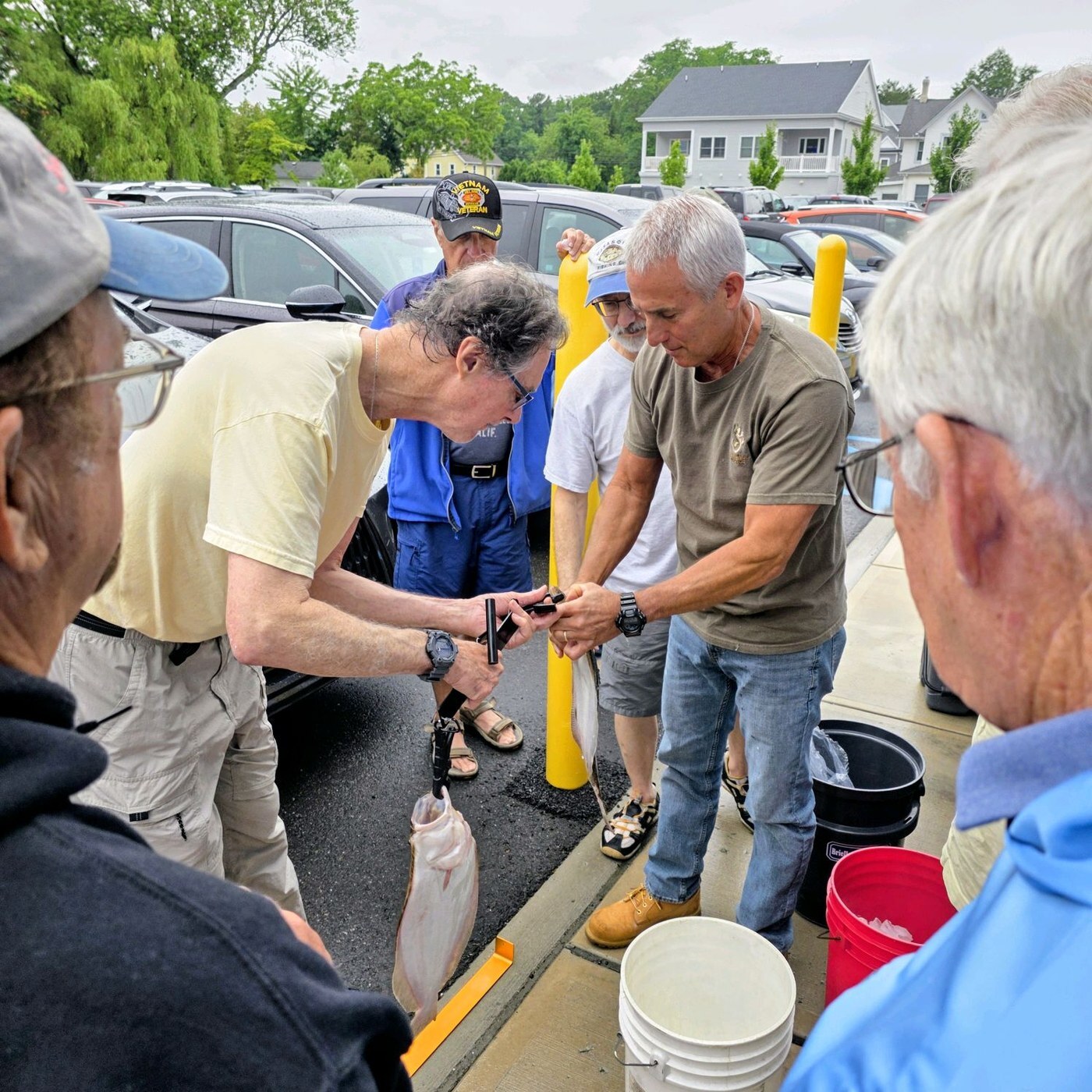 Measuring fluke at weigh-in