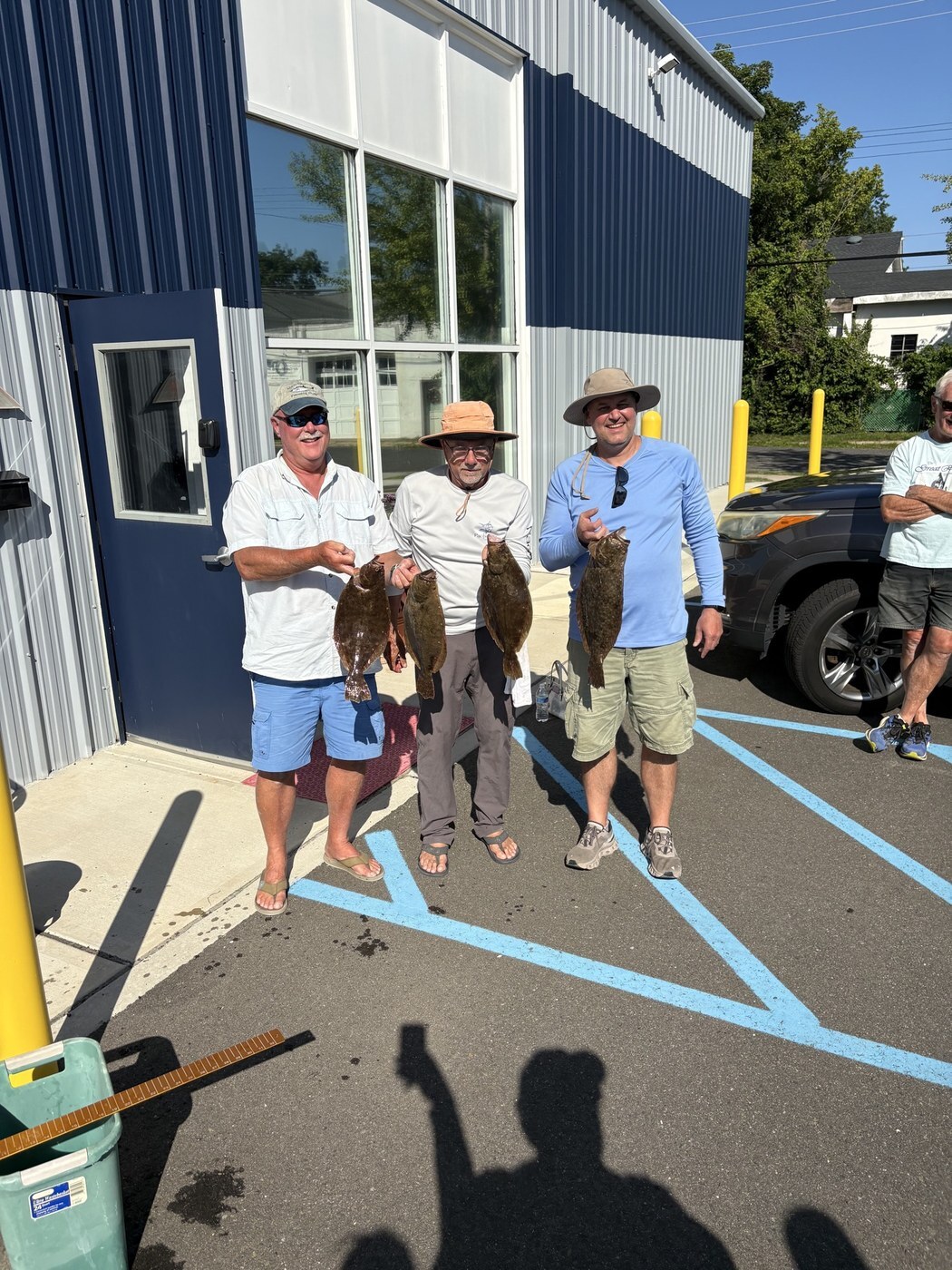 Winning fluke at the weigh-in