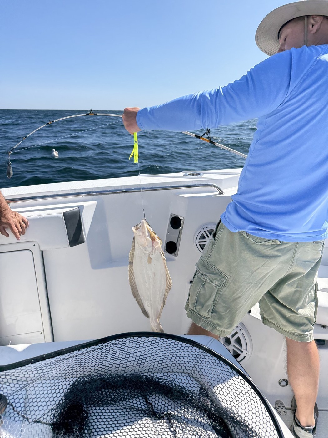 Swinging one aboard