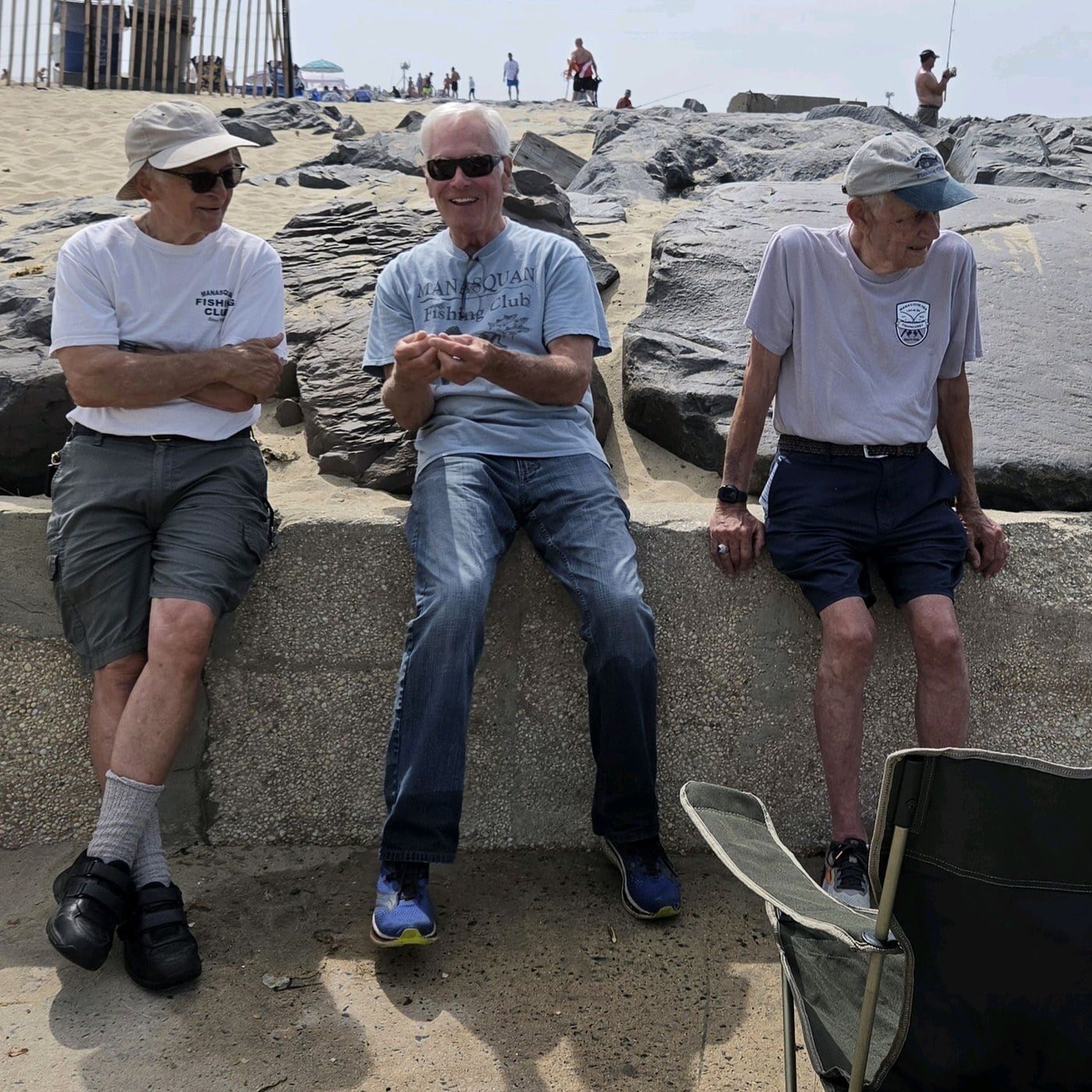 MFC volunteers on the beach