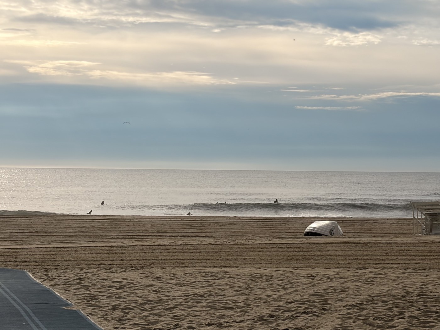 Calm ocean — tournament morning