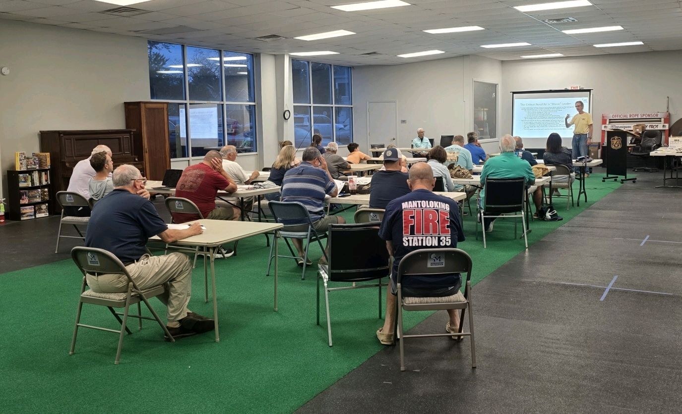 Surf fishing course — classroom session