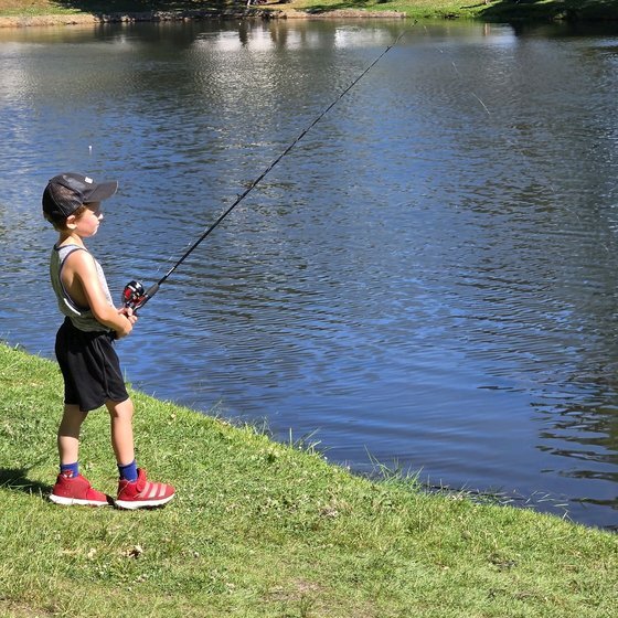 Casting at the pond