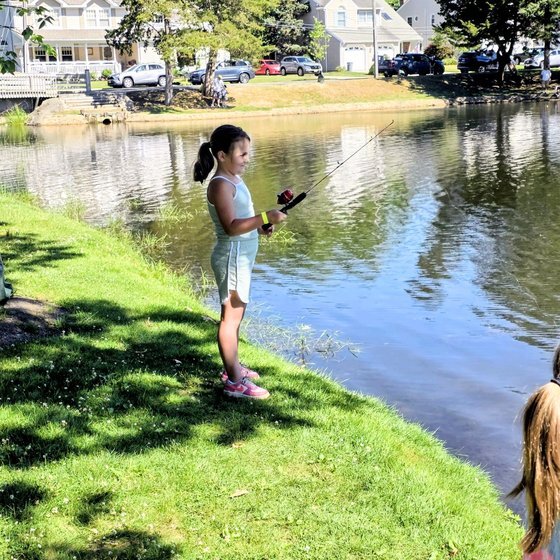 Fishing the pond
