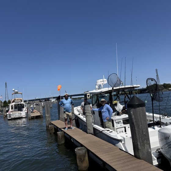 Tournament fleet at the dock