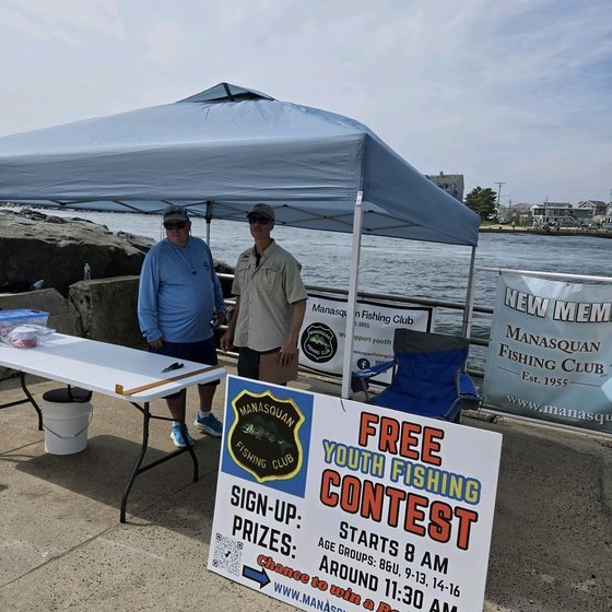 Youth contest sign-up tent