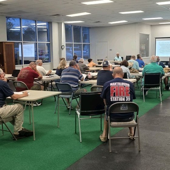 Surf fishing course — classroom session