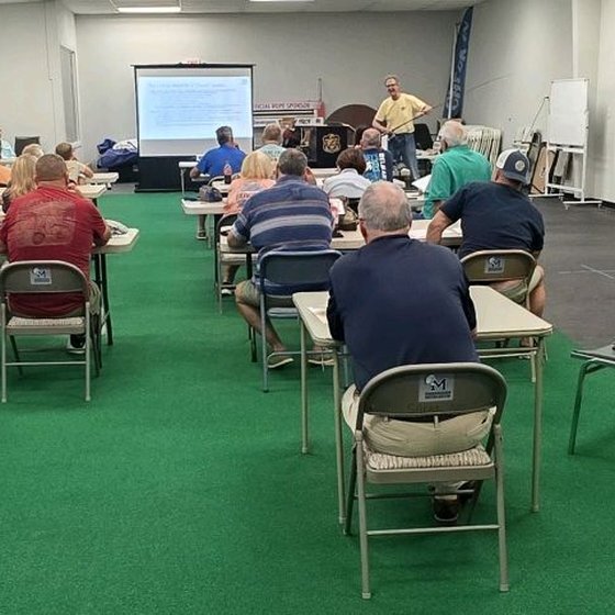 Surf fishing course — full house